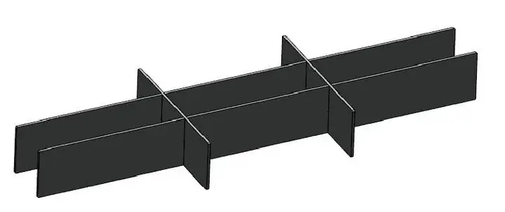 Делитель внутреннего пространства бокса 52л FLEX equipment box divider (52L)