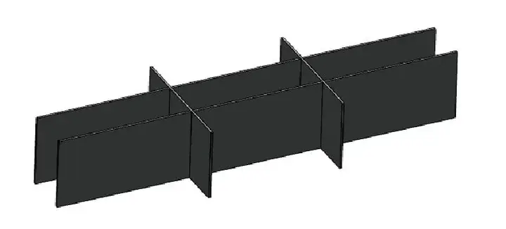 Делитель внутреннего пространства бокса 108л FLEX equipment box divider (108L)