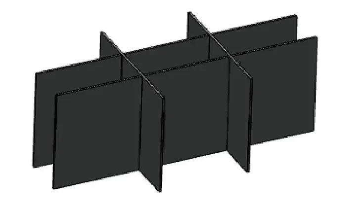 Делитель внутреннего пространства бокса 116л FLEX equipment box divider (116L)