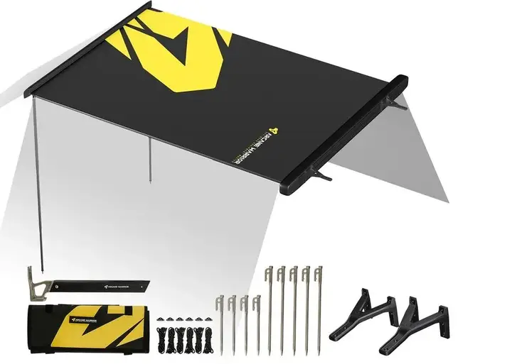 Набор All-in-One Camping Kit - маркиза (боковой навес) HARDCORE Car Canopy (версия Silver) с комплектом аксессуаров